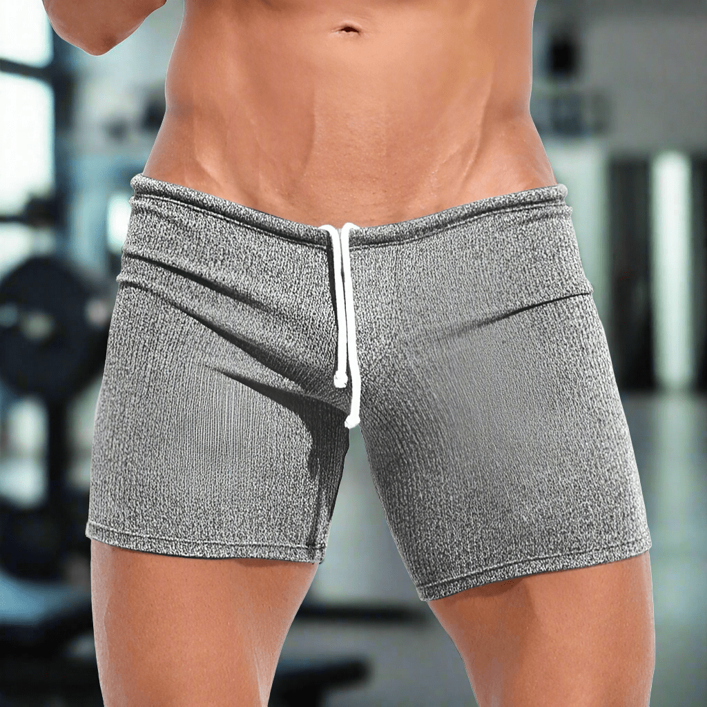 Men's low rise casual shorts — shop and try on with AI characters