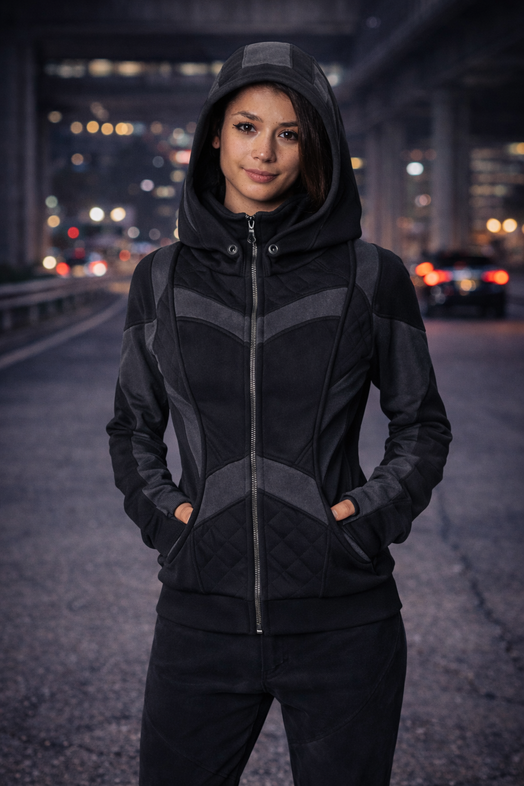 FreQ G Hoodie 2.0 — shop and try on with AI characters