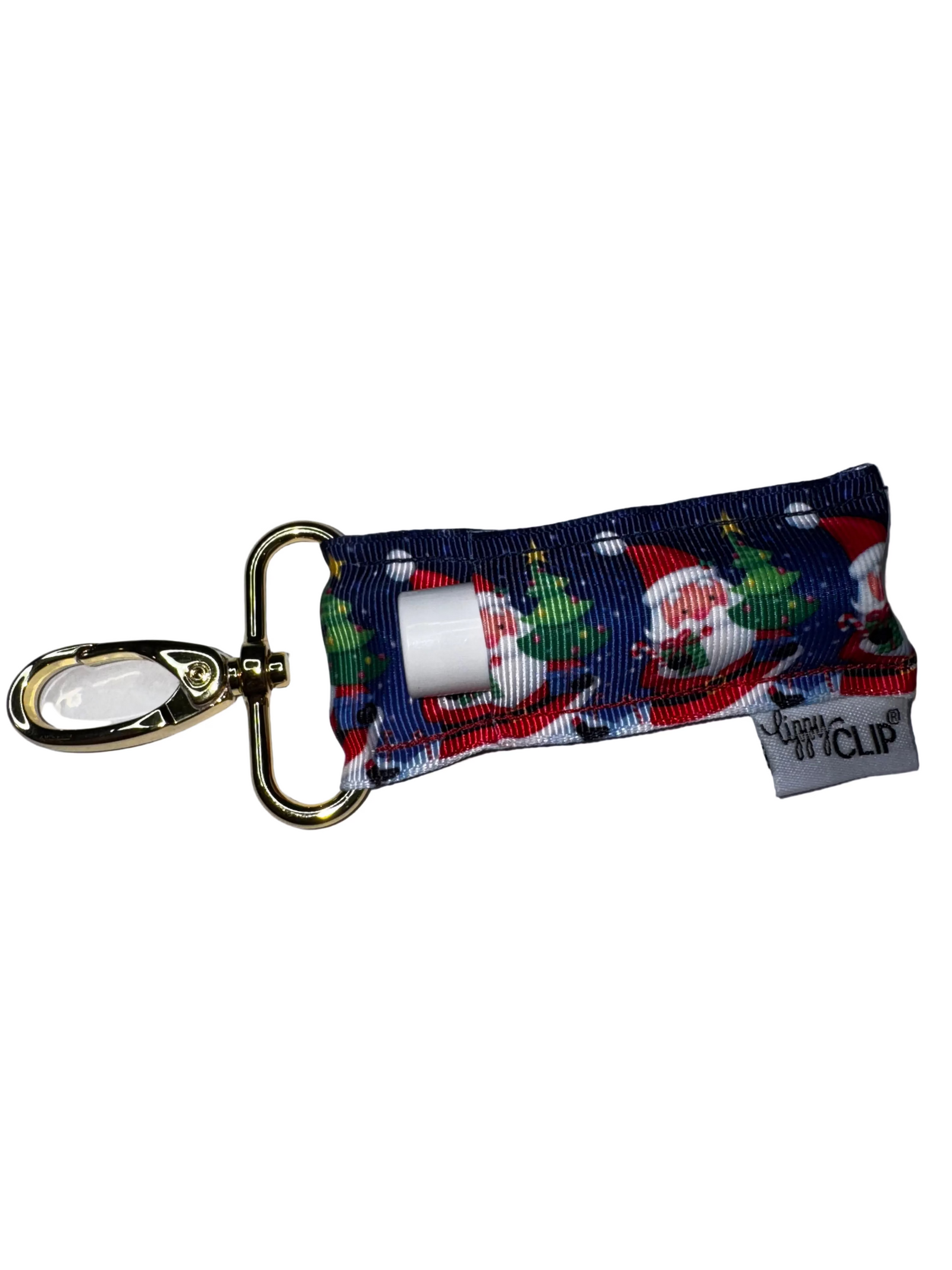 Santa's On His Way LippyClip® Lip Balm Holder — shop and try on with AI characters