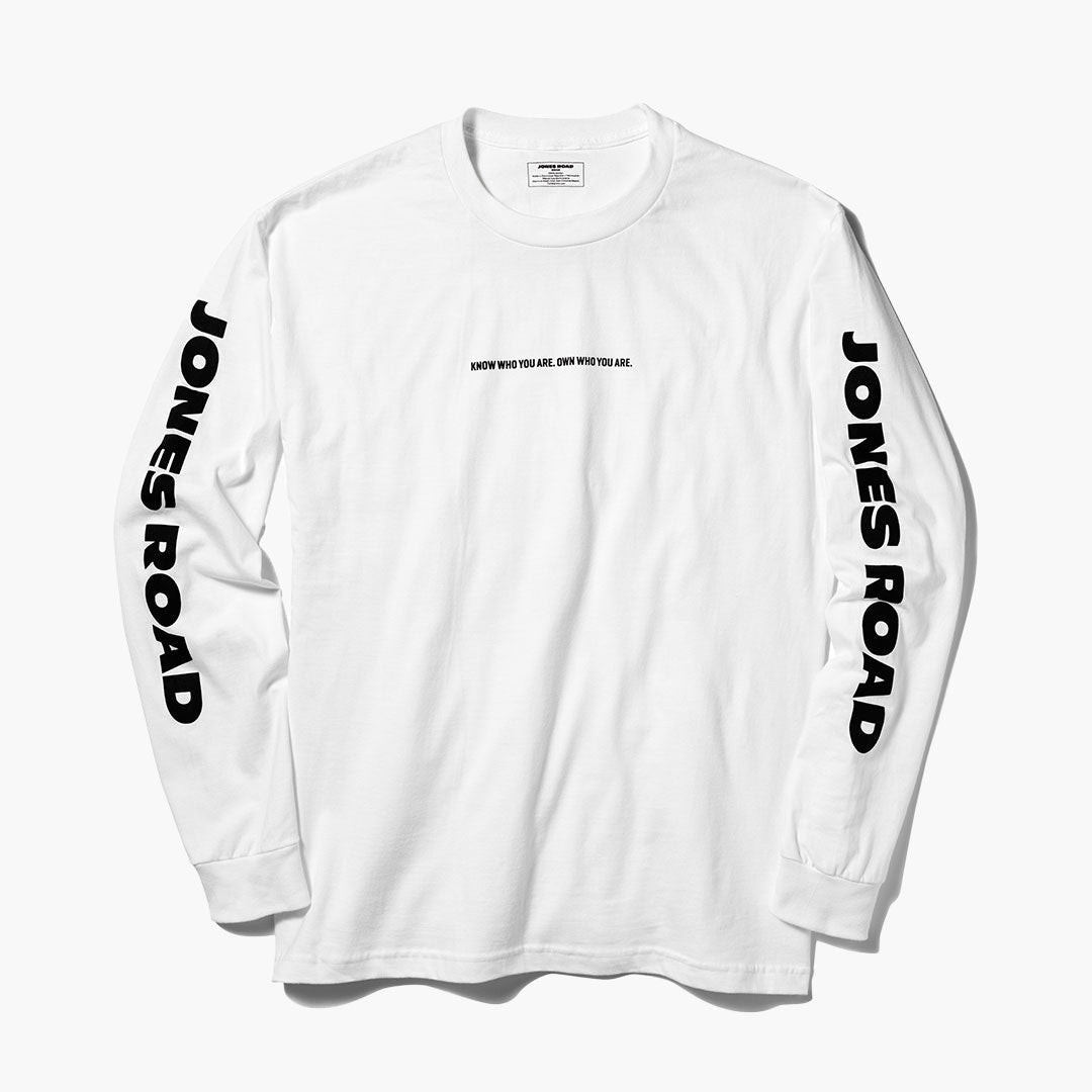 The Motto Long Sleeve — shop and try on with AI characters