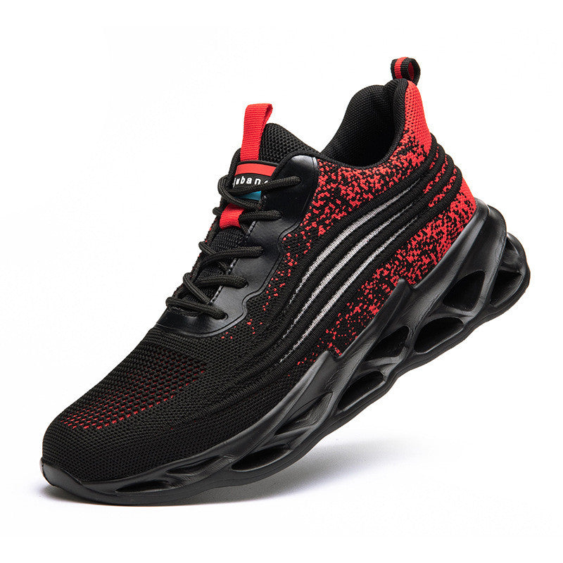 Men Work Safety Shoes Anti-Puncture Working Sneakers Male Indestructible Work Shoes Men Boots Lightweight Men Shoes Safety Boots — shop and try on with AI characters