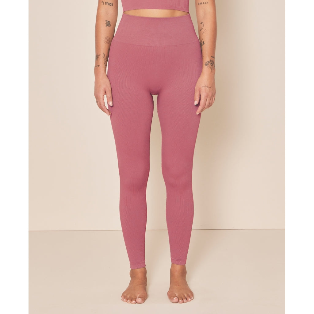 Soft Rib Seamless Legging - Blush — shop and try on with AI characters