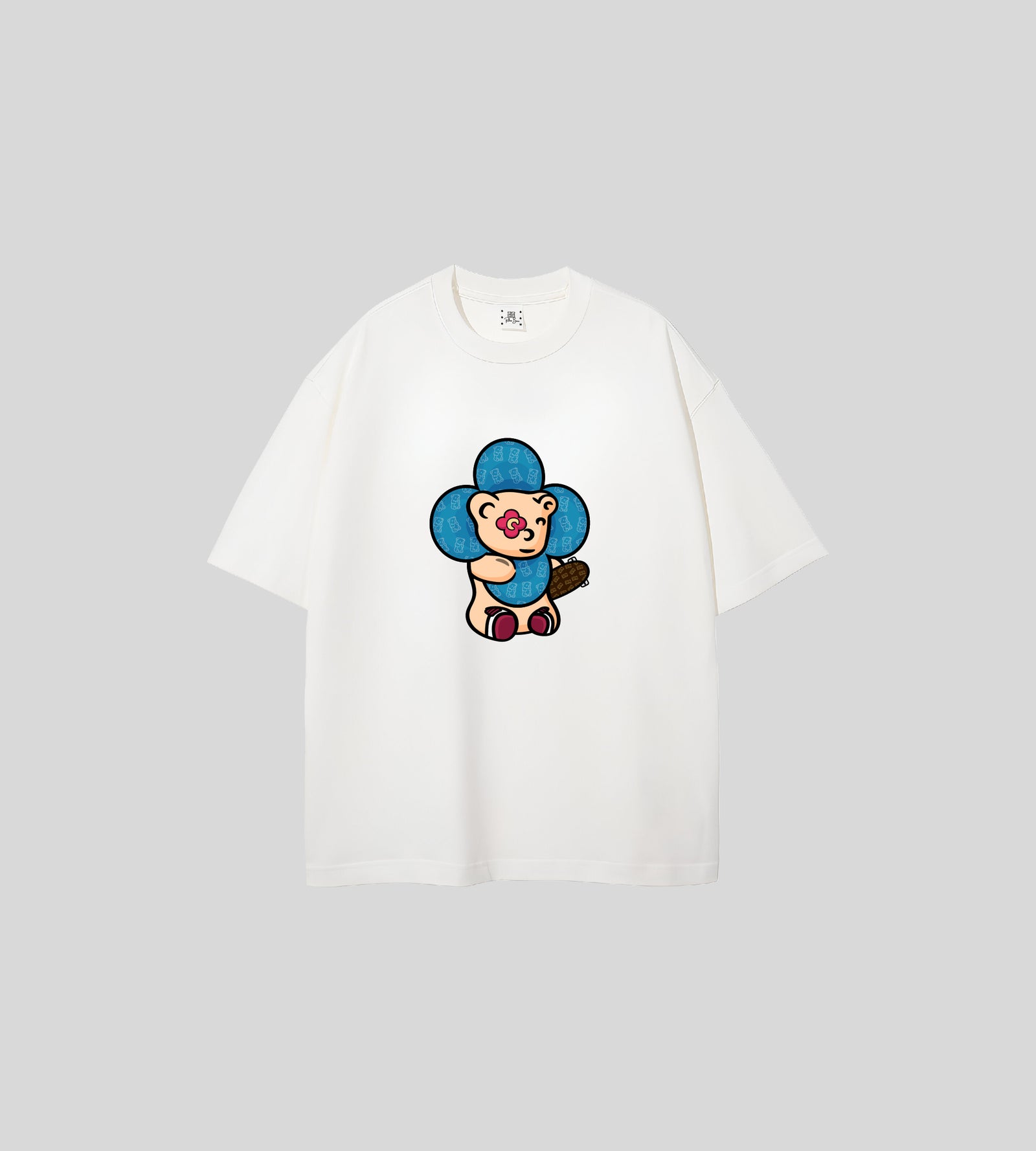 ViviSkateboard Bear Tee — shop and try on with AI characters
