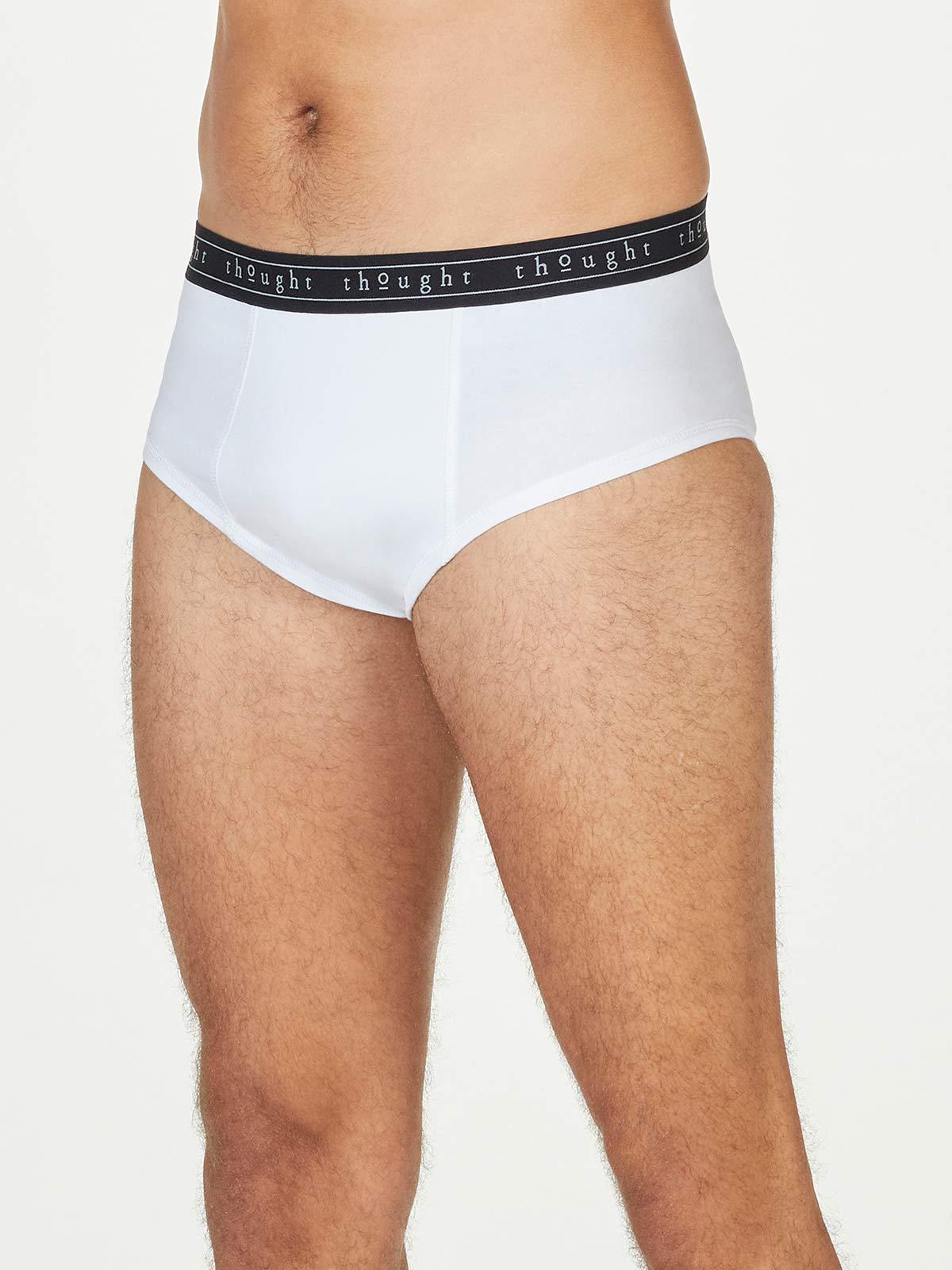 Samuel Organic Cotton Y-Front Briefs - White — shop and try on with AI characters