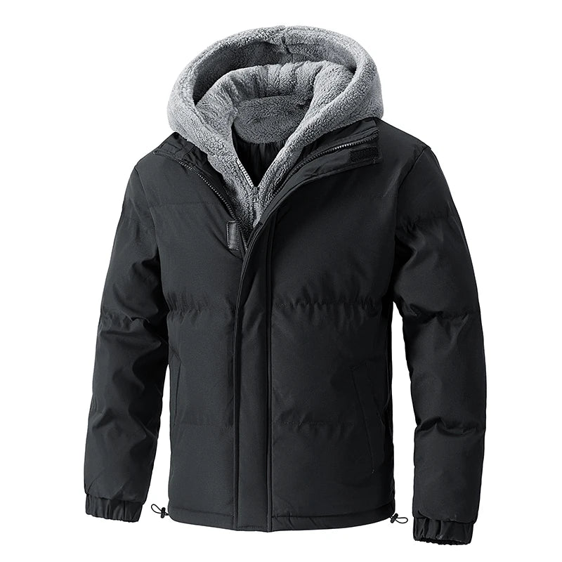 Men's Winter Jacket with Fleece Lining — shop and try on with AI characters