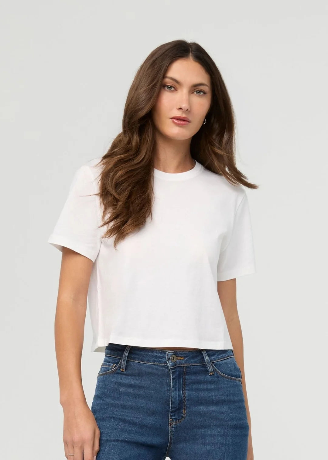 Pima Boxy Tee — shop and try on with AI characters