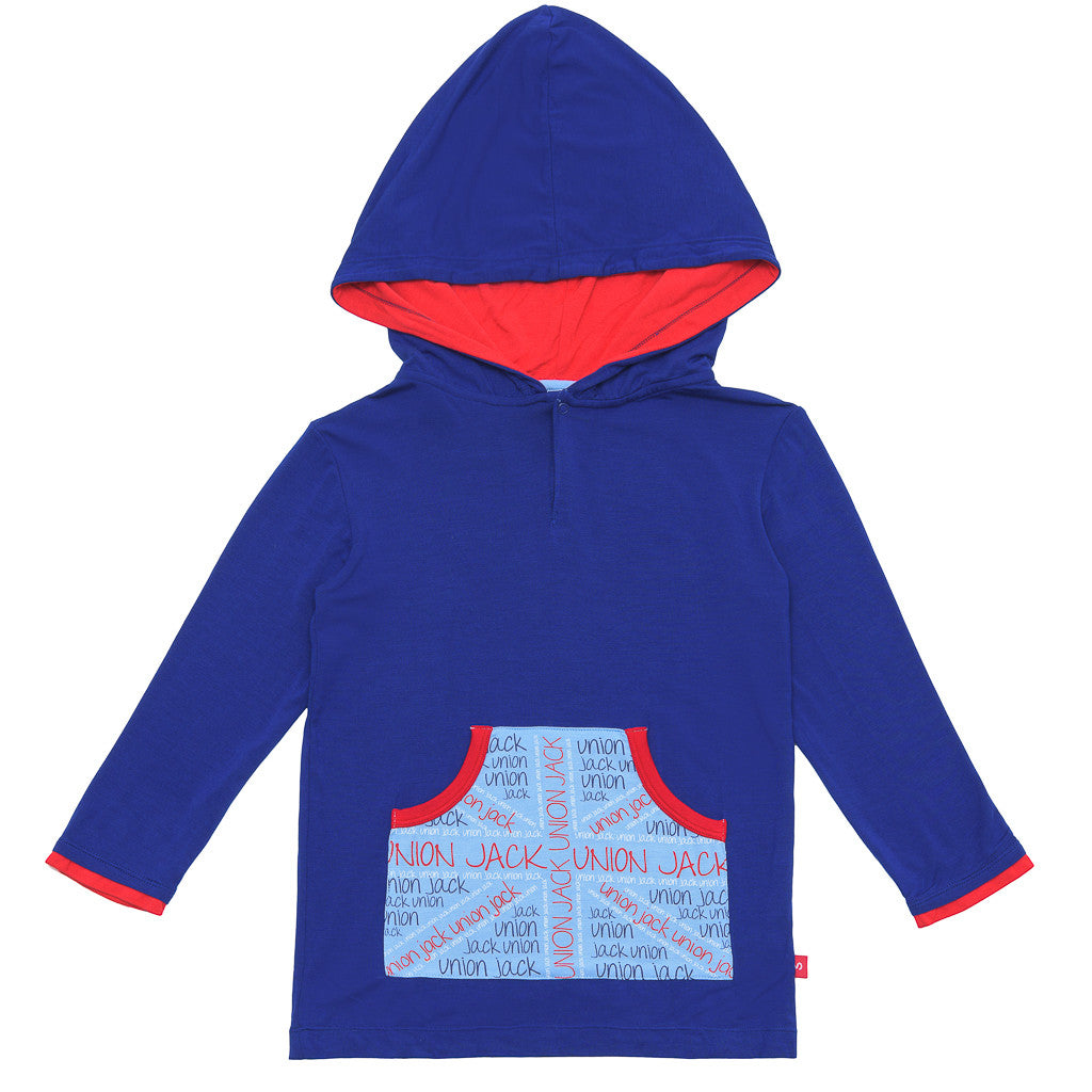 Bamboo hoodie-Charlie's Union jack — shop and try on with AI characters