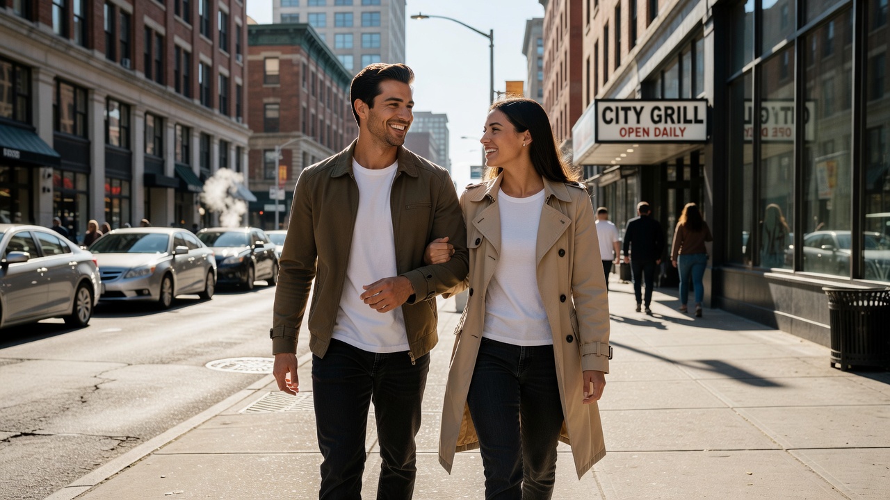 City walk together