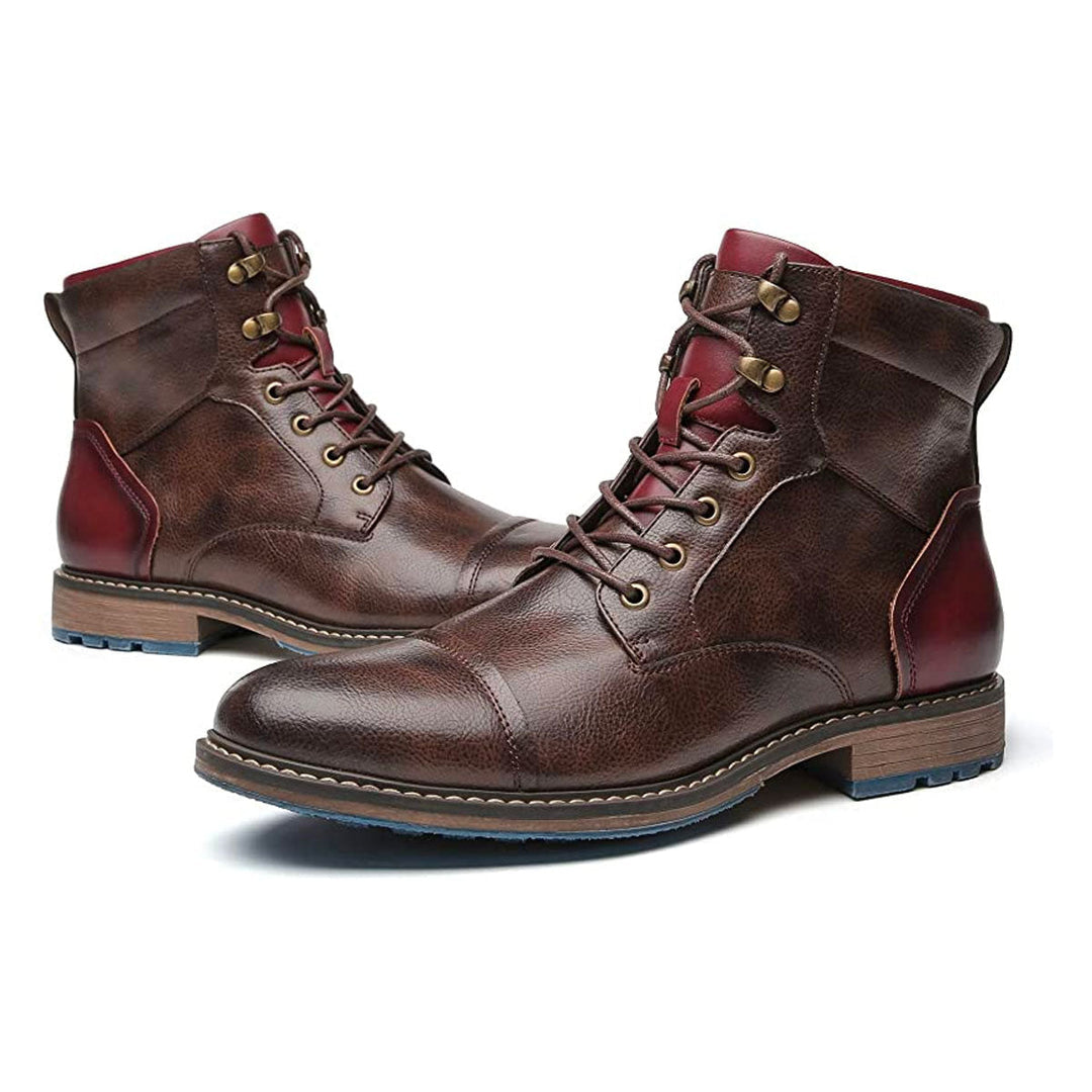 Arnold - Handmade premium leather oxford boots for men — shop and try on with AI characters