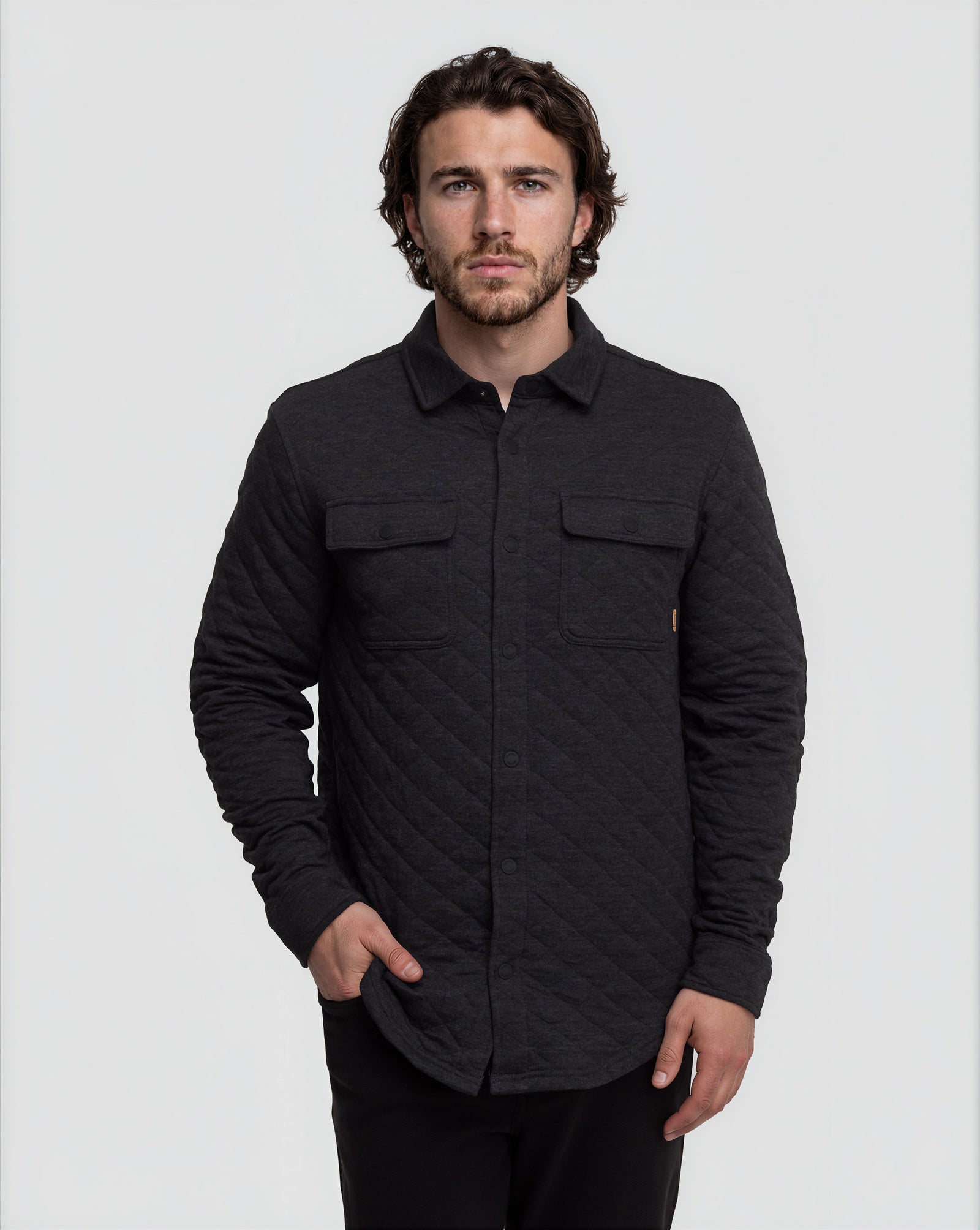 Quilted Colville Overshirt — shop and try on with AI characters