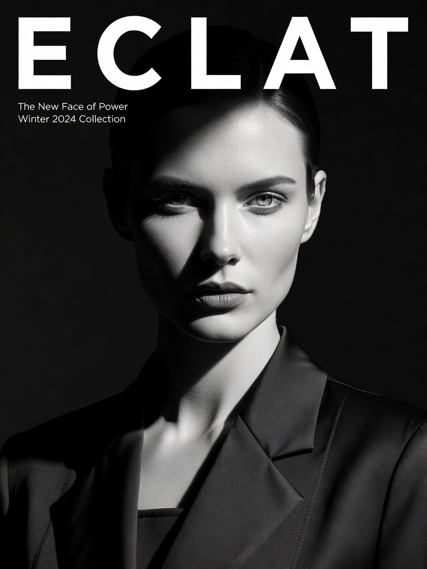 Black & white editorial