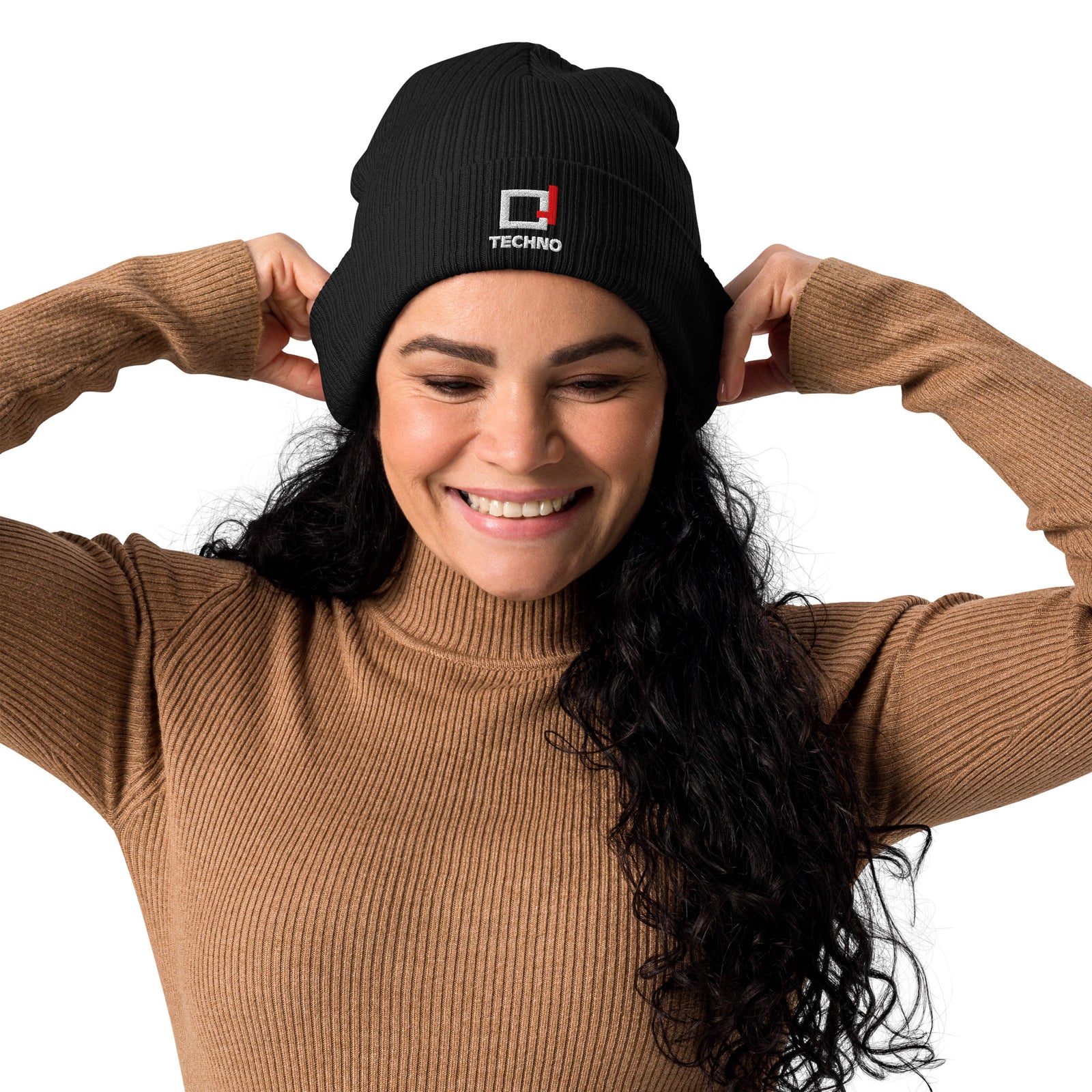 BCE_Organic ribbed beanie — shop and try on with AI characters