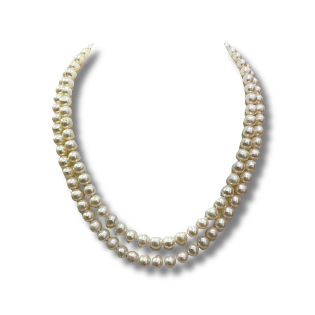 Pearls/14k gold Necklace — shop and try on with AI characters