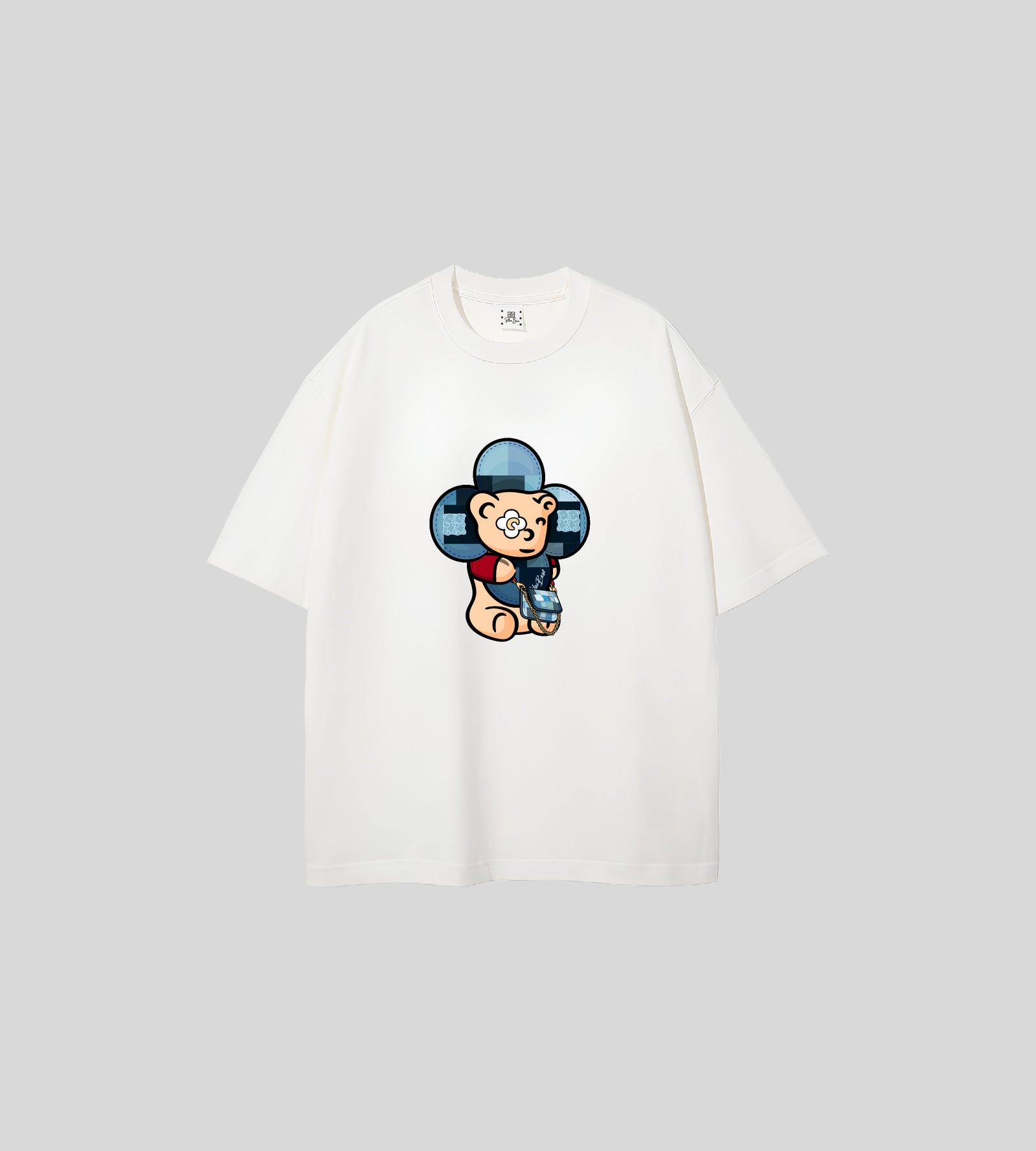 ViviDennim Bear Tee — shop and try on with AI characters
