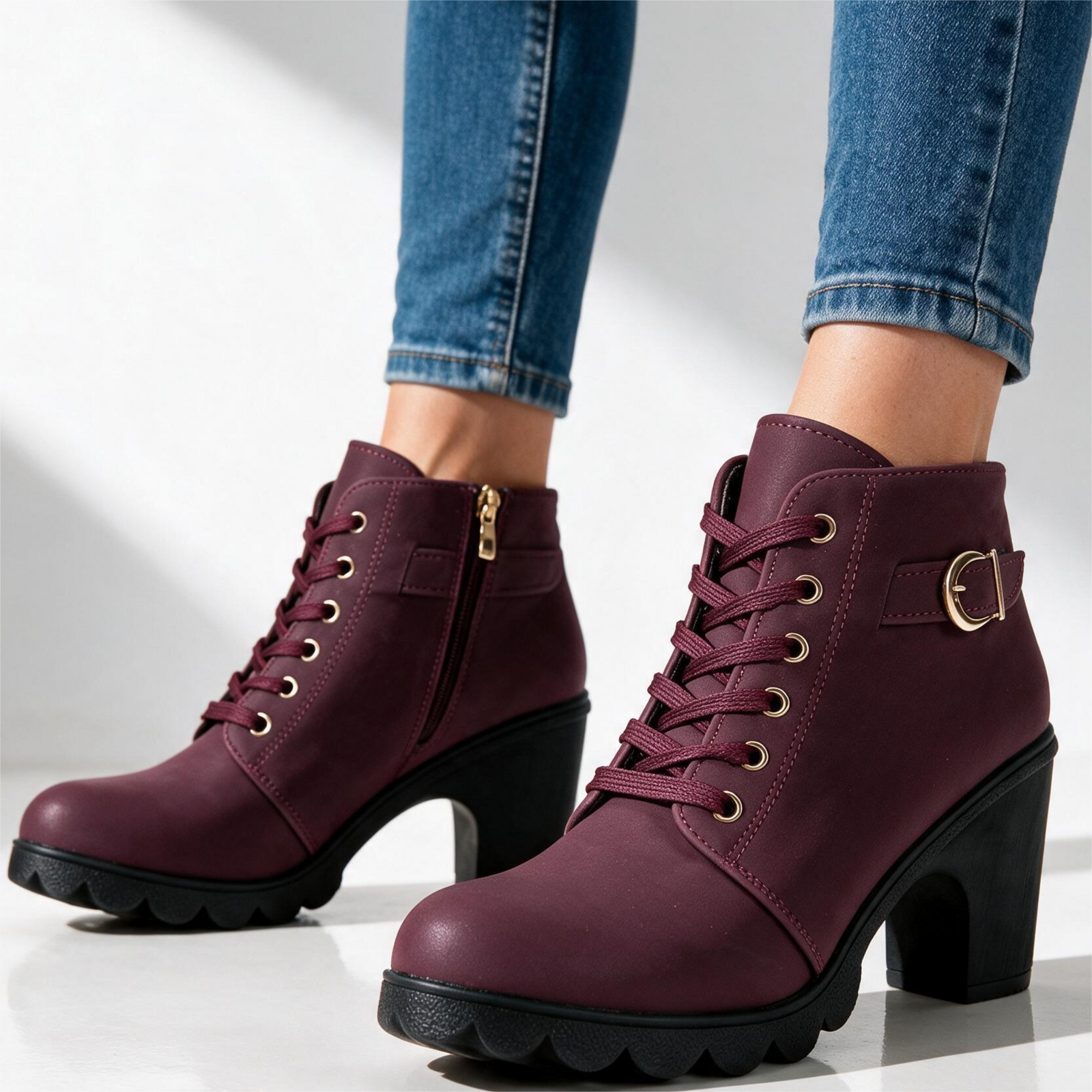 Harper Lane Ankle Boots — shop and try on with AI characters
