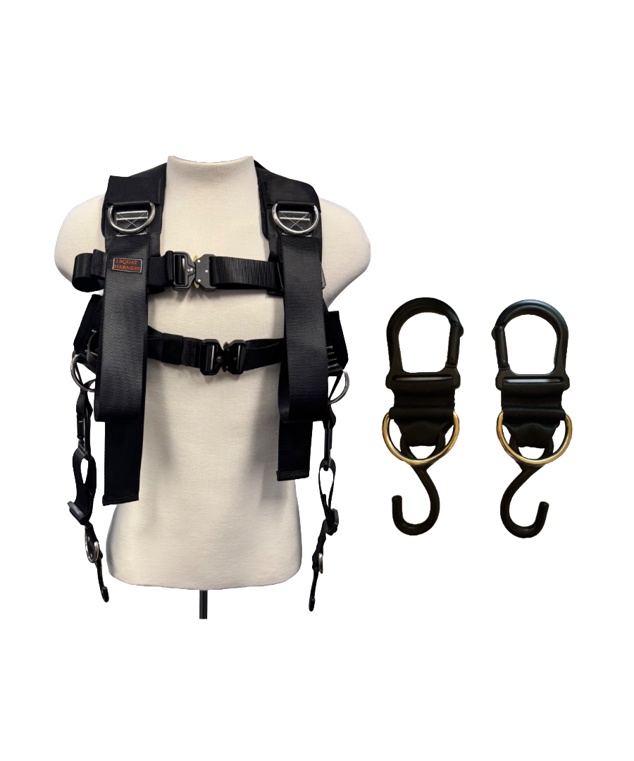 Squat Harness V4/ 8-inch hook strap bundle — shop and try on with AI characters