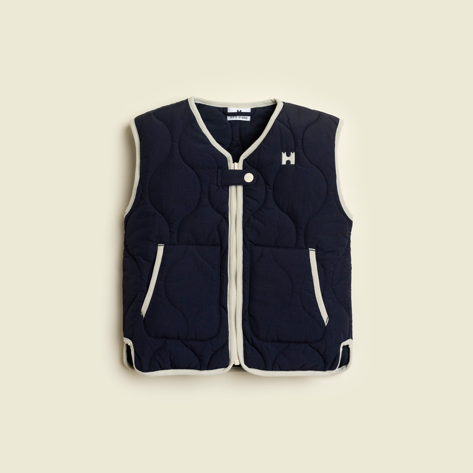 HOUSE OF BIMBI - Kids Padded Puffer Vest — shop and try on with AI characters