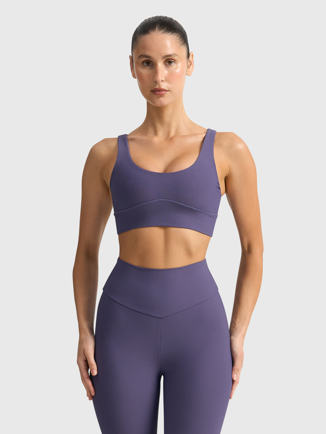 REPETITION RIB CROP - DEEP SEA — shop and try on with AI characters