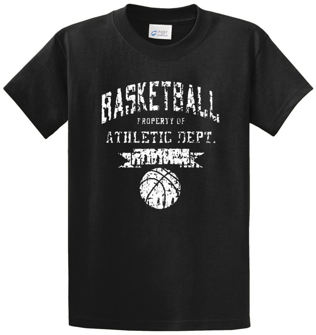 Basketball Athletic Printed Tee Shirt — shop and try on with AI characters