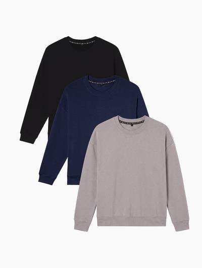 Allwear Organic Crew Neck Sweatshirt 2.0 (3-Pack) Bundle