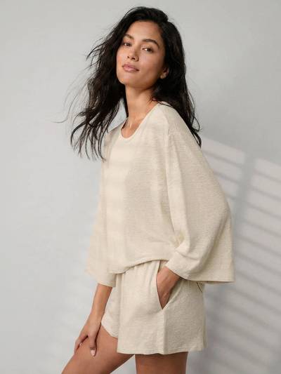 Linen Blend Lounge Set