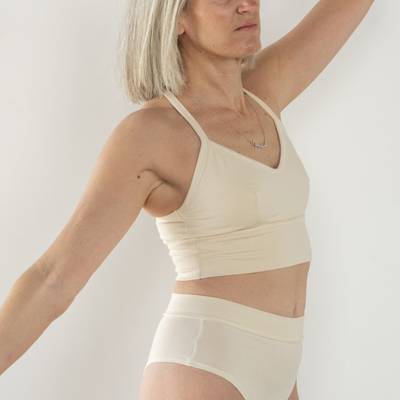 Branna Organic Cotton Bra – Wide Strap