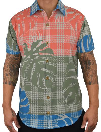 'Palaka - Multicolor' ULTRA Aloha (Hawaiian) Shirt