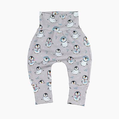 Playful Penguins Grow-With-Me Harem Pants