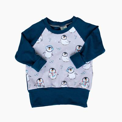Penguin Grow-With-Me Pullover