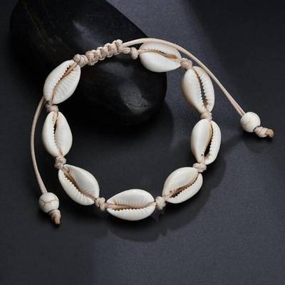 Bohemian Sea Shell Anklet