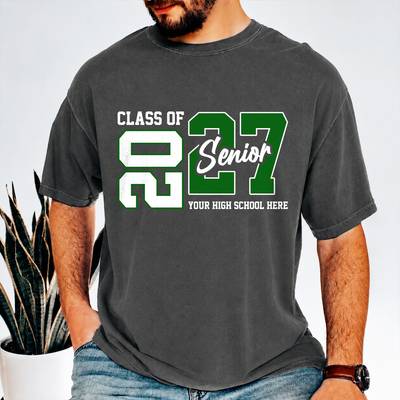 Personalized Class of 2027 Senior Comfort Shirt Graduation Gift LM32 669787