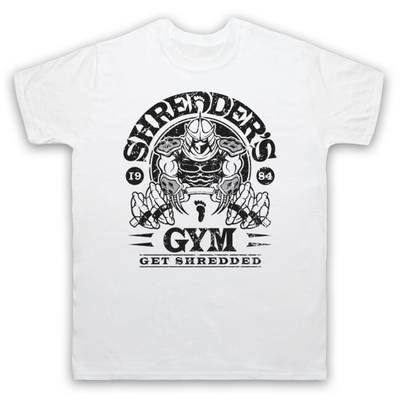 Teenage Ninja Turt SHREDDER'S GYM Anime Print Graphic T-shir