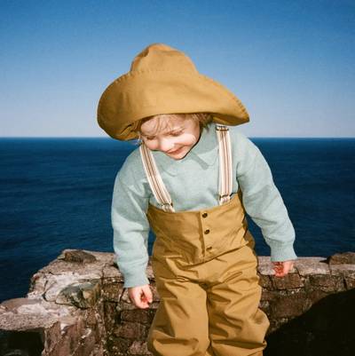 Child's Sou'wester Hat - Ochre