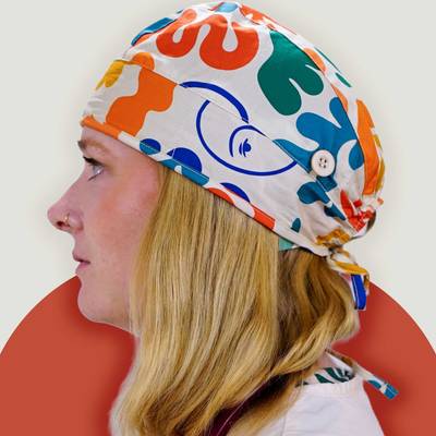 Face the Shapes Scrub Cap
