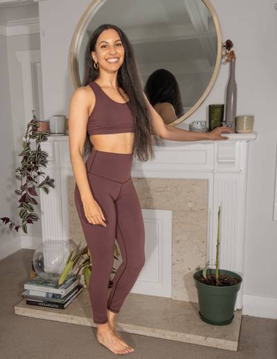 SN Unite Crop Top V2 Chocolate Espresso