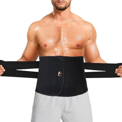 Waist Trimmer Adjustable Black Non-Slip Grip
