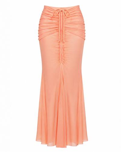 Mermaid Adjustable Maxi Skirty - Papaya