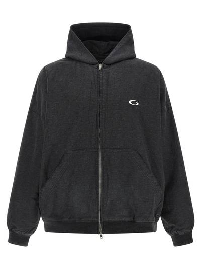 Balenciaga Gray Cotton Sweatshirt