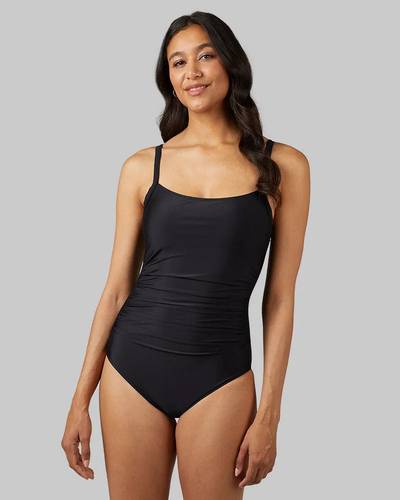 Women's Square Neck One-Piece Swimsuit