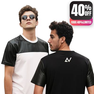 VA_Design F-Leather Slim UNISEX-T-Shirt
