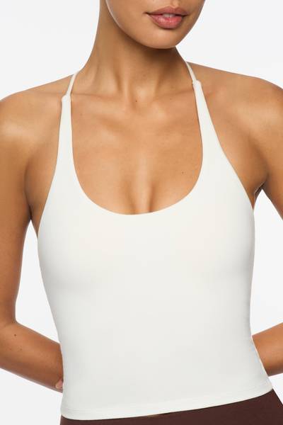 The Everyday Bamboo Tank - White