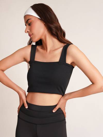 Soft Rib Sports Bra
