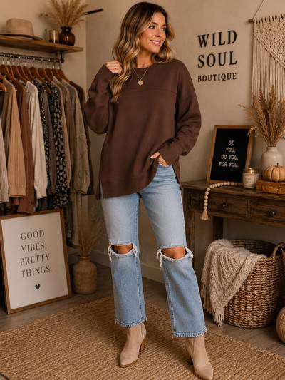 PREORDER: Slow mornings Sweater  8.24.26 OSYM