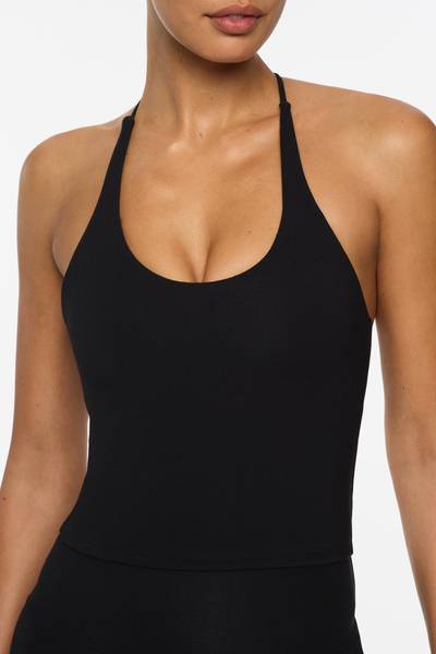 The Everyday Bamboo Tank - Black