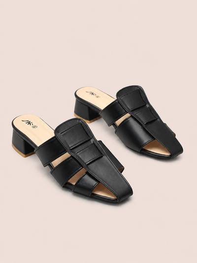 Elegance Open Toe Block Heel Sandals for Women  | Nawabi Shoes