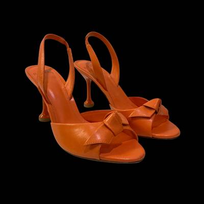 Alexandre Birman Clarita Easy Leather Slingback Heels