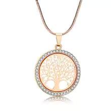 Collier Arbre De Vie Argent Rose | Symbolique