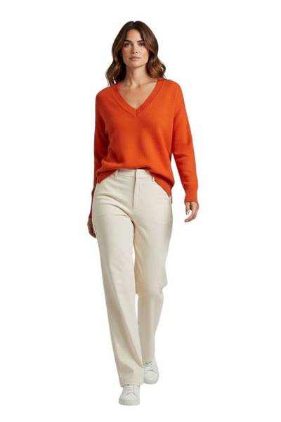 Cameron V Neck Cable Knit / HA6