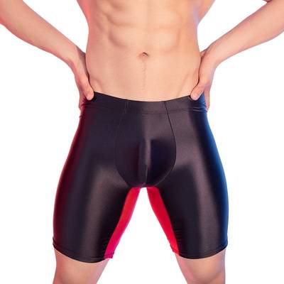 Allrj Men’s Glossy Sport Tights