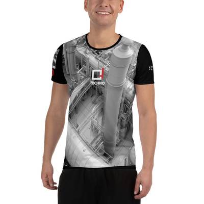 BCE050- All-Over Print Men's Athletic T-shirt